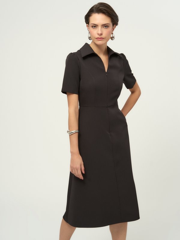 Vestido em Alfaiataria Preto